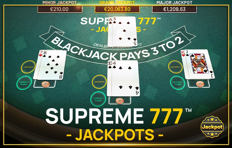 Blackjack bonificaciones jackpot